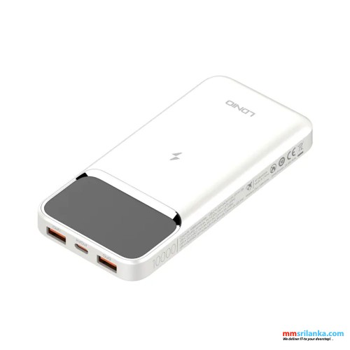 LDNIO PQ12 10000mah 22.5W Digital Display (6M)